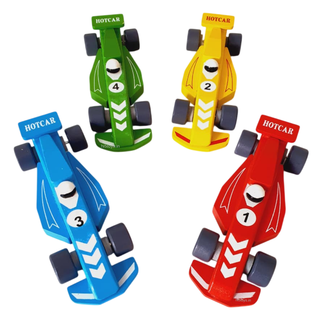 Wooden Racing Car (1pc)