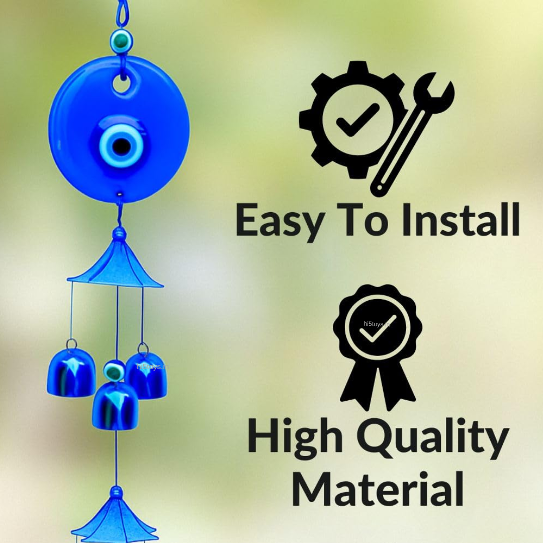 Evil eye Wind Chime (3 layer) - 1pc
