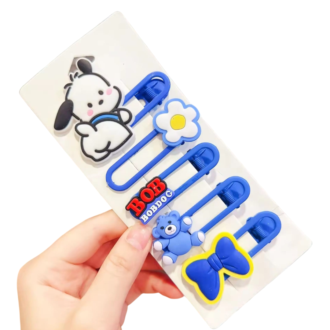 Cartoon Hair Clip Set for Kids
