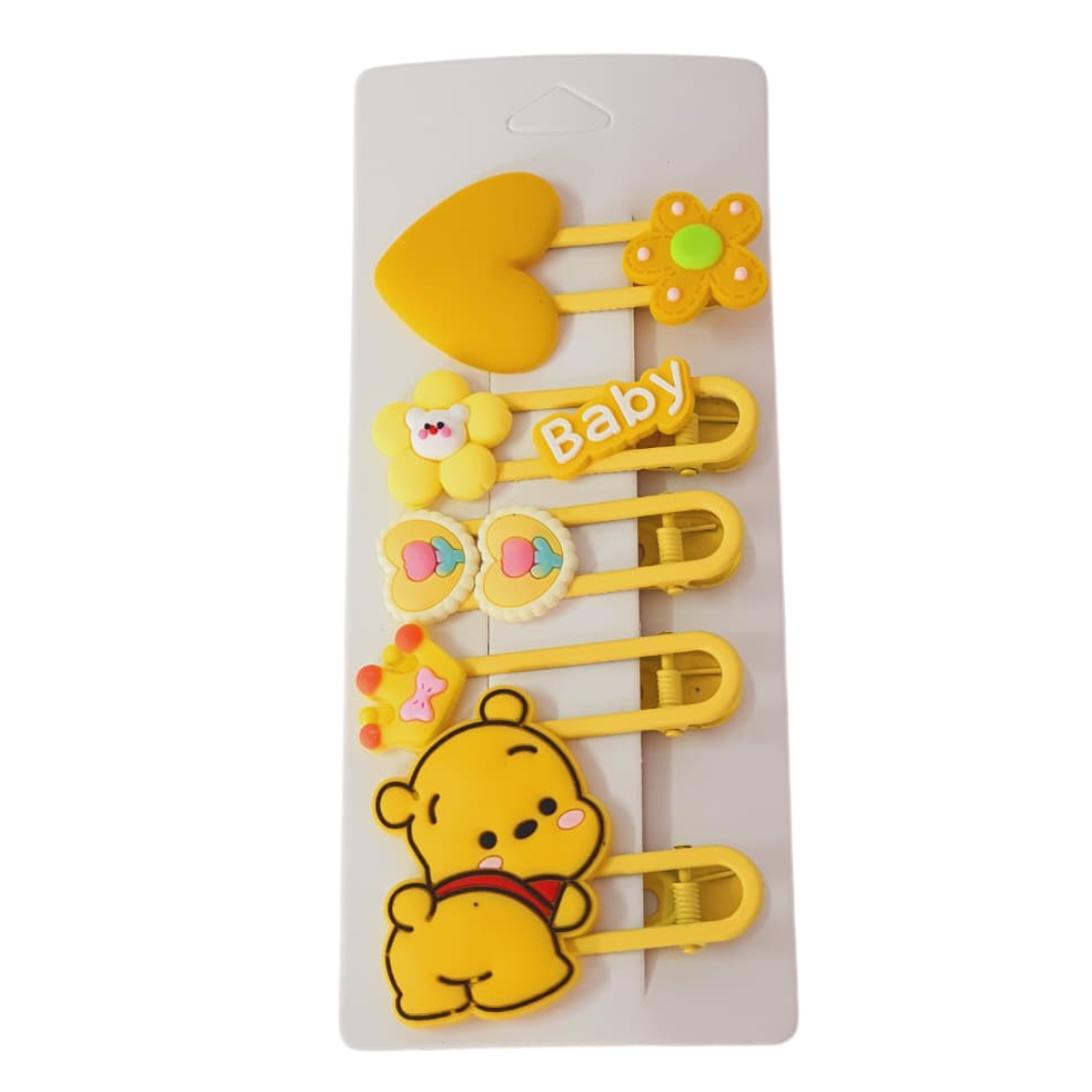 Cartoon Hair Clip Set for Kids