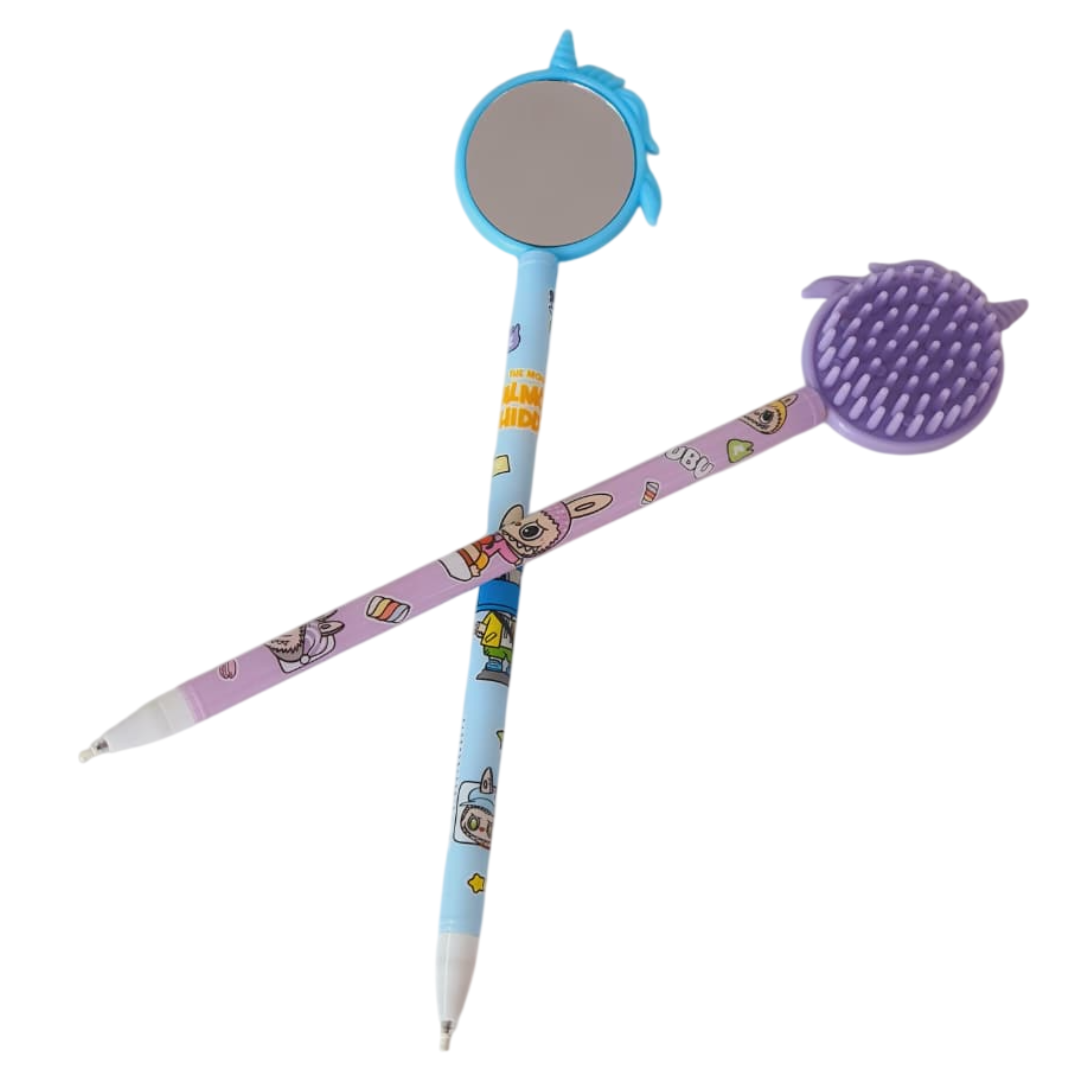 Pen with Mirror and Comb (1pc)