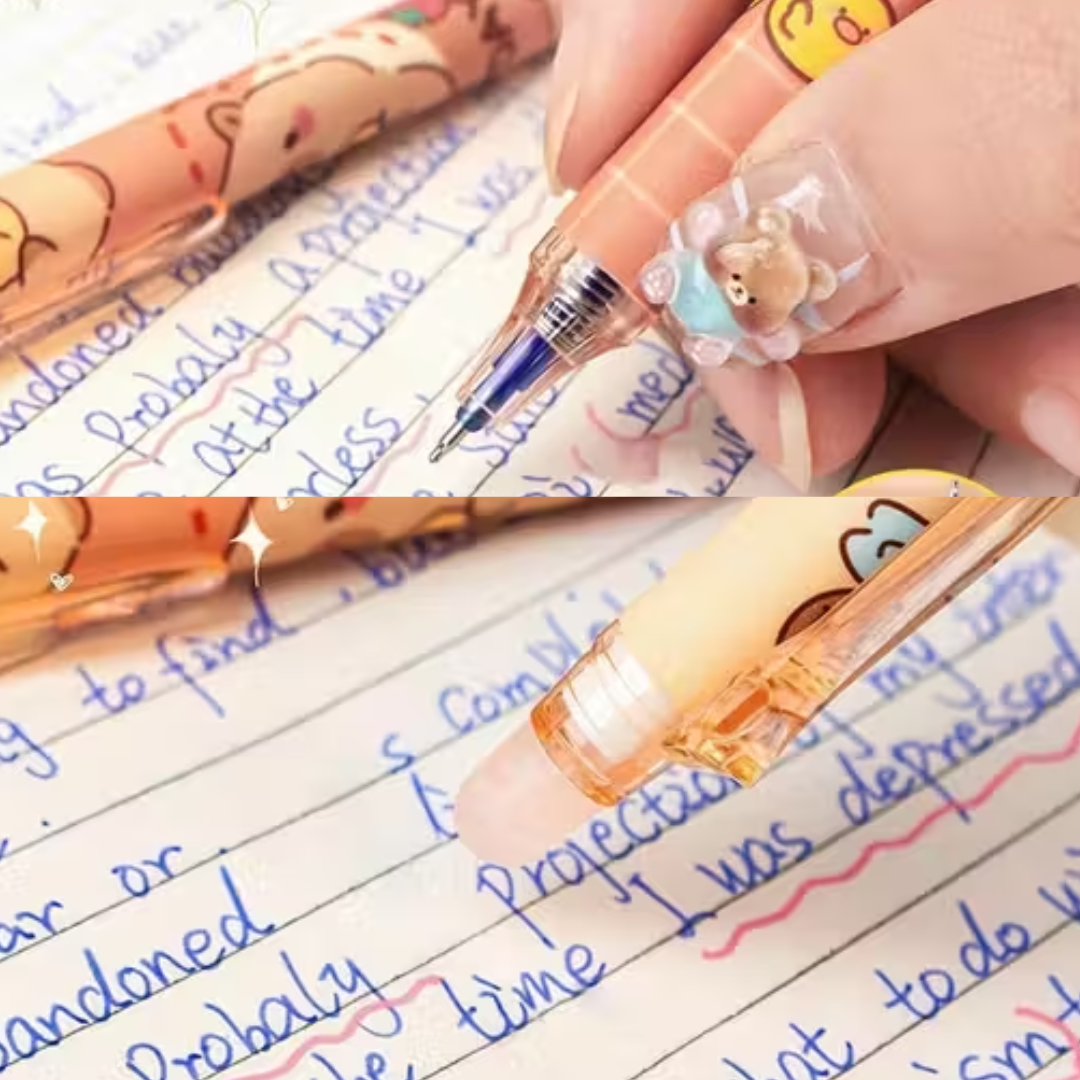 Cartoonistic Erasable Pen (1pc)