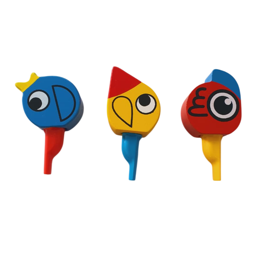 Wooden Bird Shape Whistle (1pc)