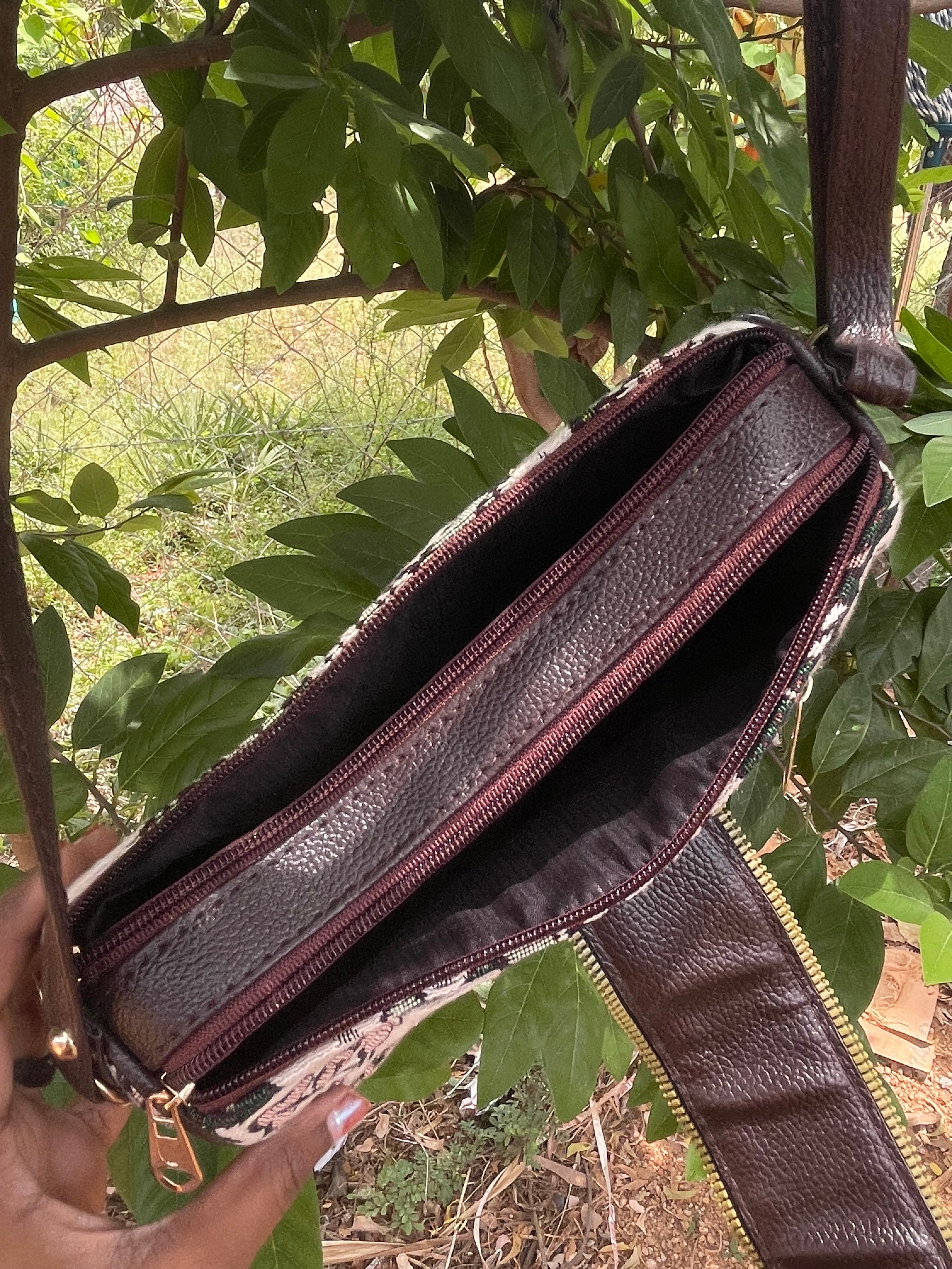 Jacquard Sling Bags for Women-flower pattern