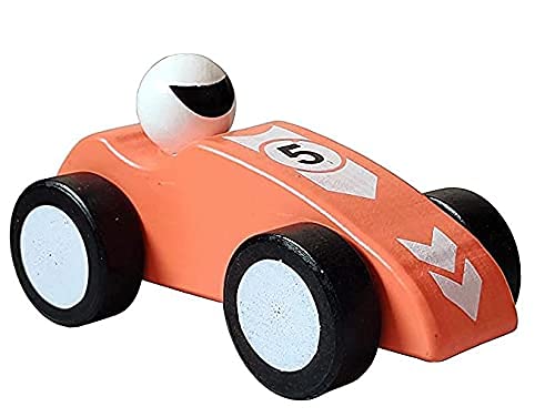 Wooden Race Pull Along Car (1pc)