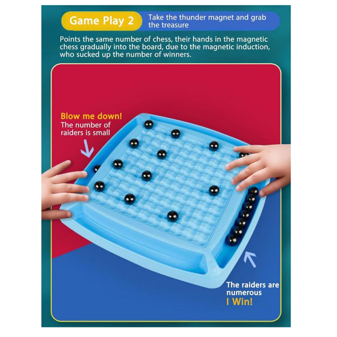 Magnetic battle chess