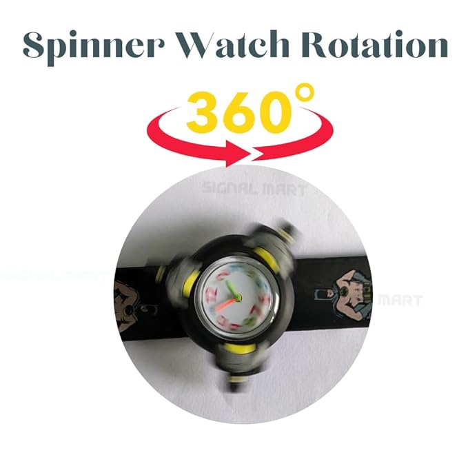 Spinning Slap Band with  Watch (1pc)