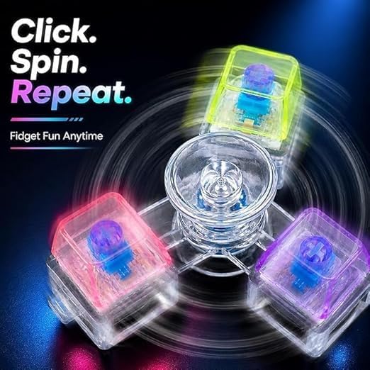 Fidget spinner with Light keychain