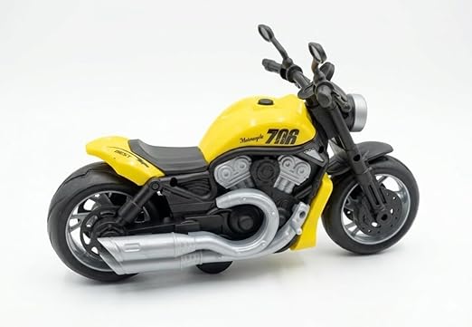 Friction Powered Toy Motorcycle