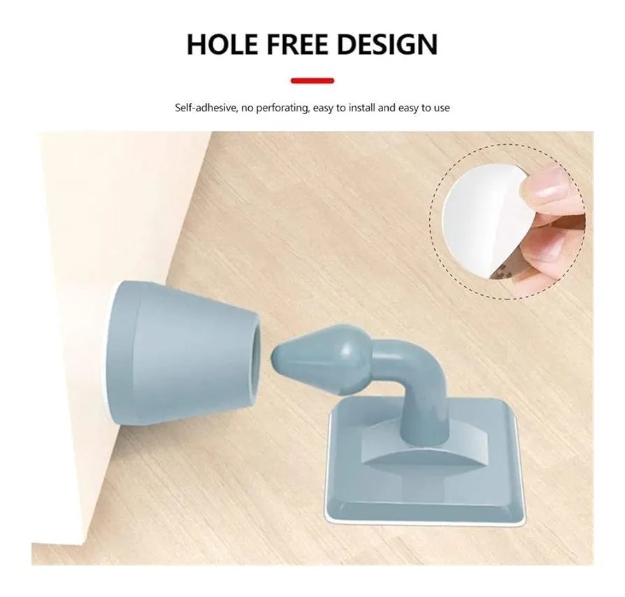 Floor Rubber Door Draft Stopper (1pc)