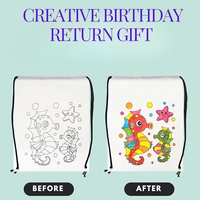 DIY Drawstring back Bag