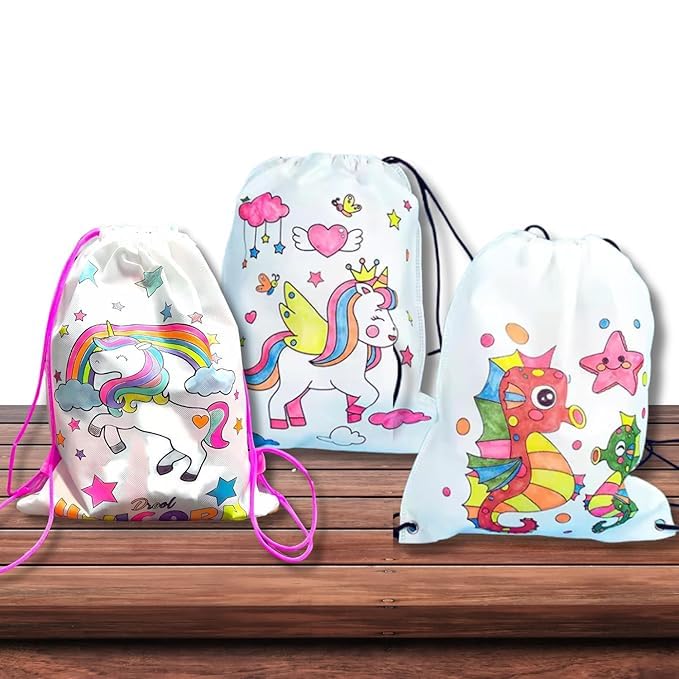 DIY Drawstring back Bag