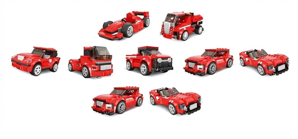 200pcs Lego blocks Racing Multificence