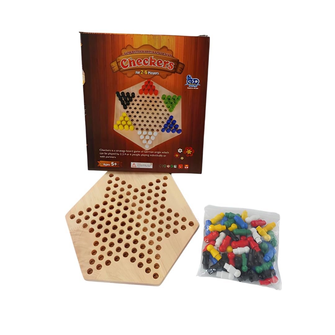 Chinese Checker Board Game Classic Strategy Game Board