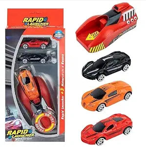 Rapid Launcher with Die Cast Toy Cars