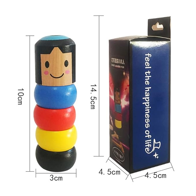 Magic Toy Immortal Unbreakable Wooden Man Toy