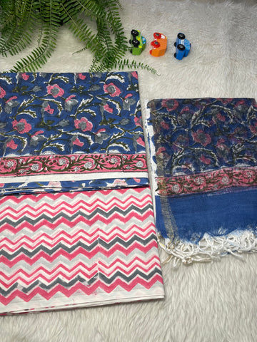 Jaipur cotton kota Unstitched suit