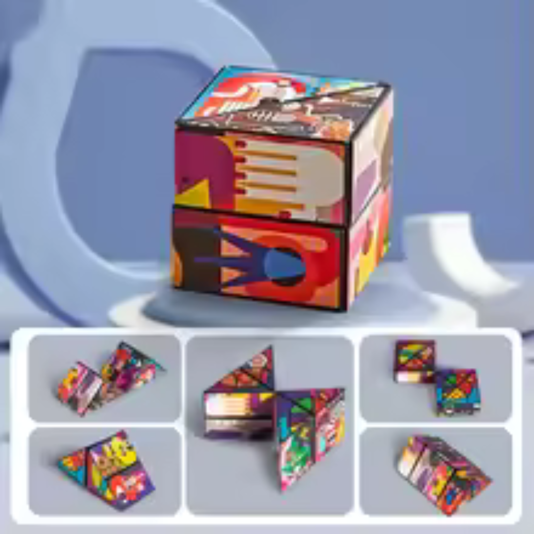 3D Magic Cube Puzzle - Random design