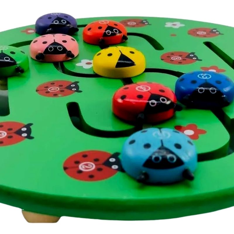 Wooden Ladybug Maze