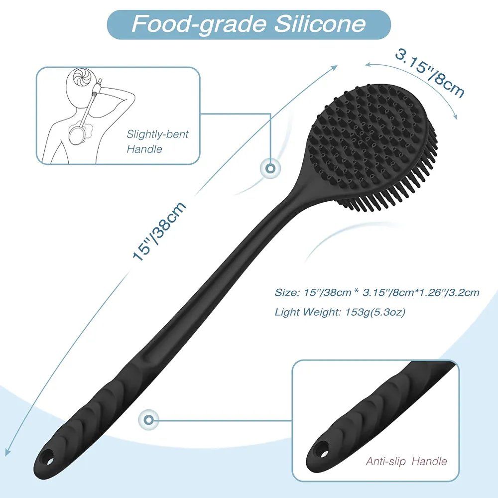Silicone Back Scrubber for Shower