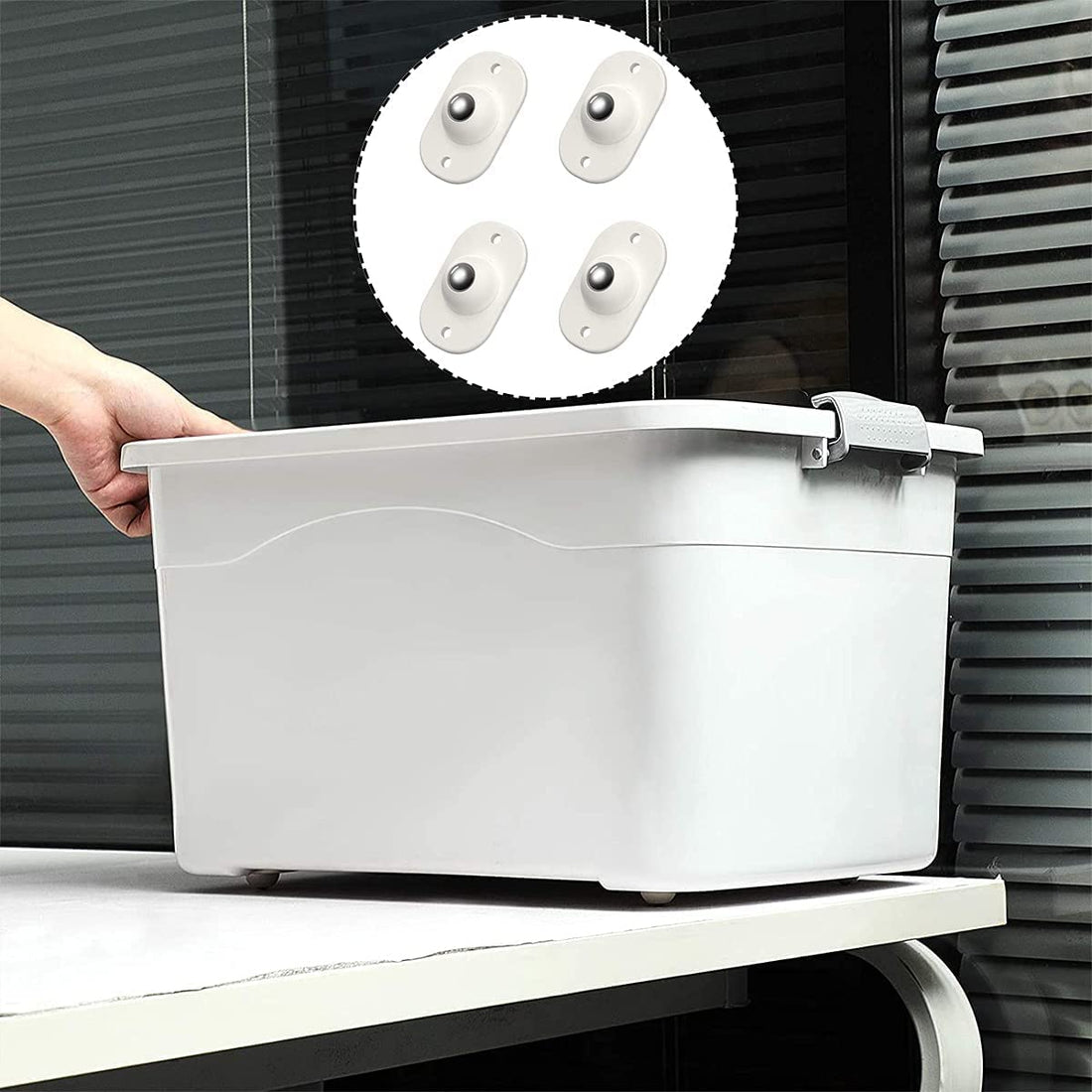 4 PCs Self-Adhesive Roller Ball