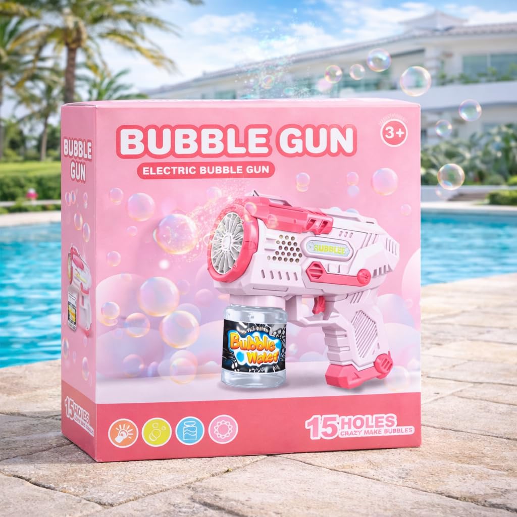 Electric Bubble Gun (15 holes)