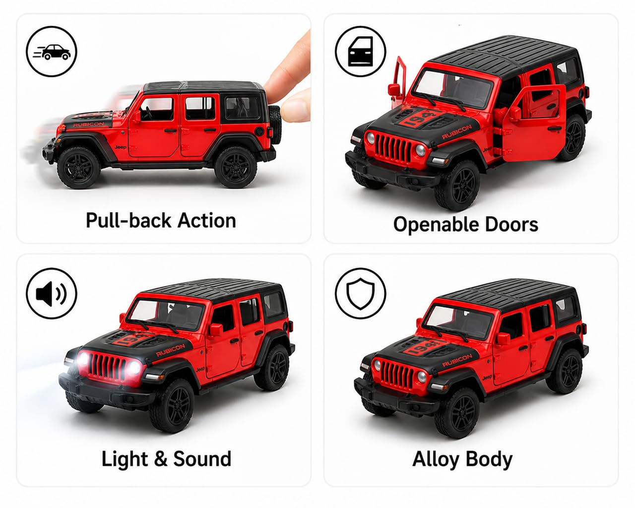 Diecast Model Car 1:36 Scale- Jeep