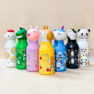 BPA-Free 3D Animal Water Bottle
