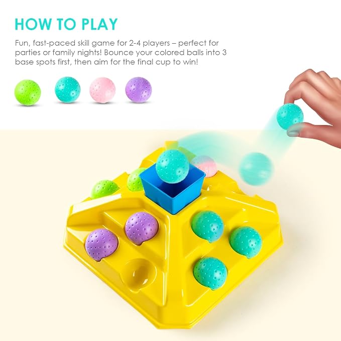 Bounce & Challenge Family Board Game