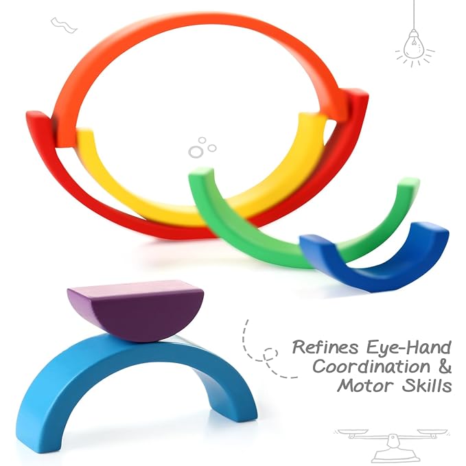 Rainbow stacking