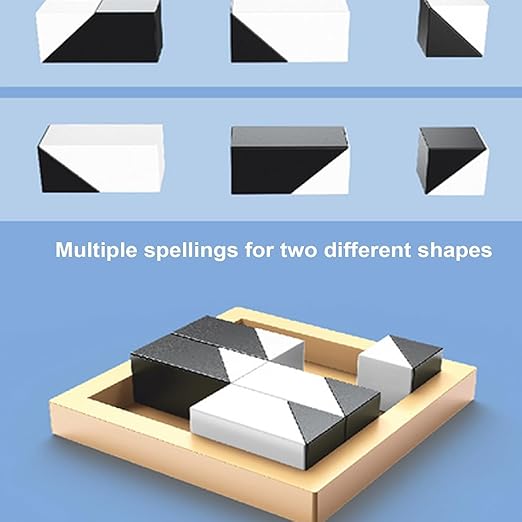 Black and White Geometric Blocks