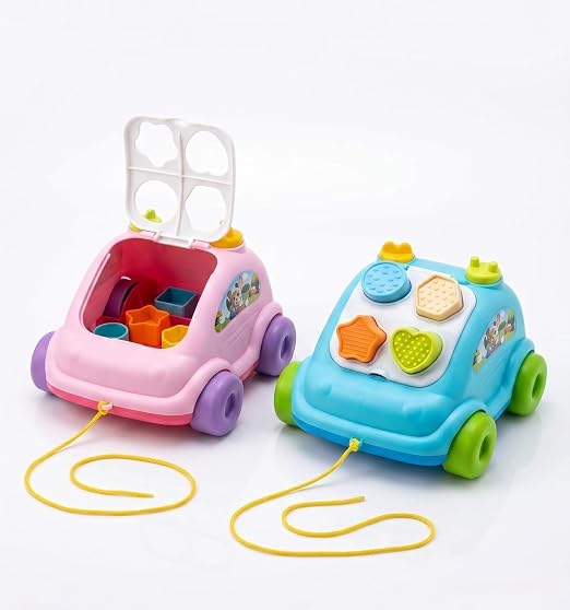 Baby Shape Sorter Pull Along Car