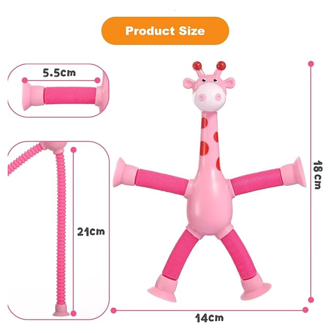 LED Suction Cup Giraffe Toy