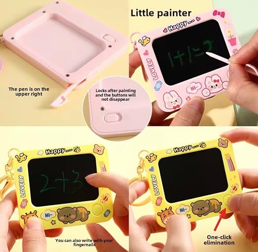 Mini LCD Writing Tablet Keychain