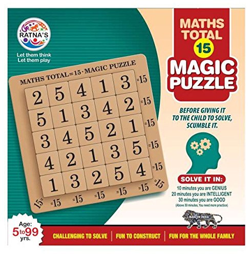 Magic Puzzle 15 Maths Total Mind Challenge Game