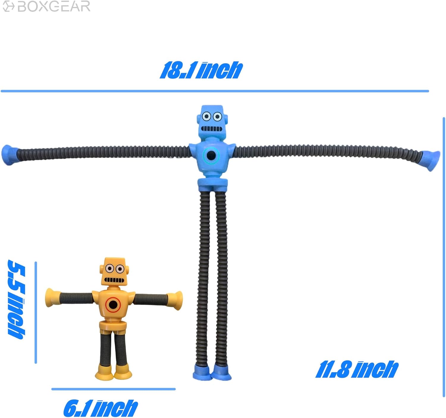 Robot Toy Pop Tubes (1pc)