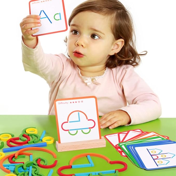 Sticks and rings puzzle
