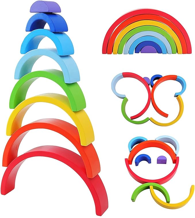 Rainbow stacking