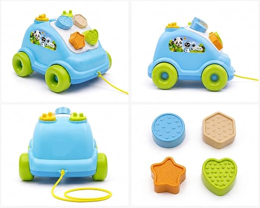 Baby Shape Sorter Pull Along Car