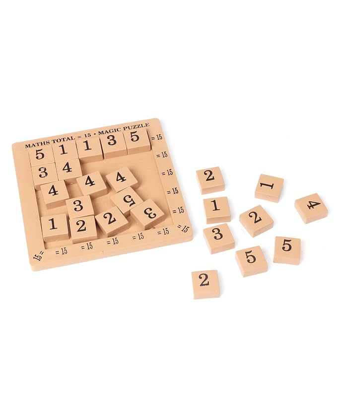 Magic Puzzle 15 Maths Total Mind Challenge Game