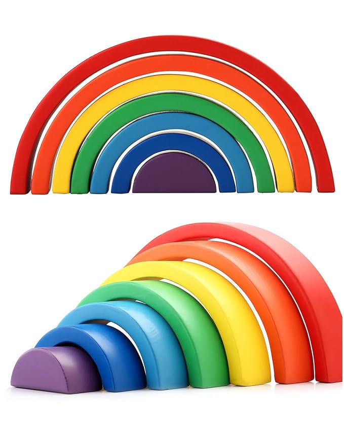 Rainbow stacking