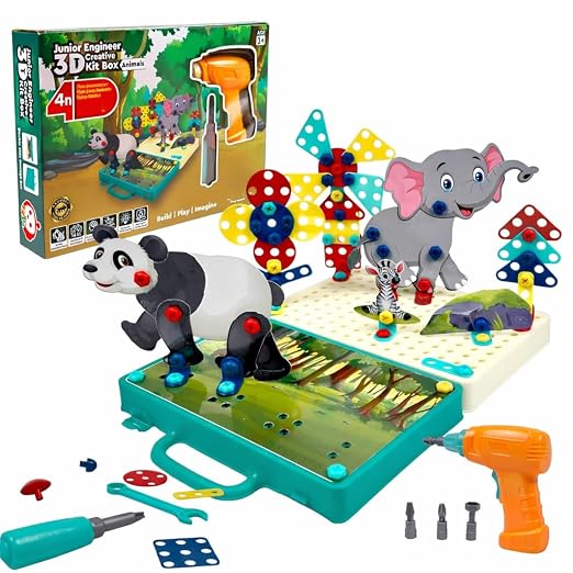 4-in-1 DIY  Pro Engineer 3D Creative Kit