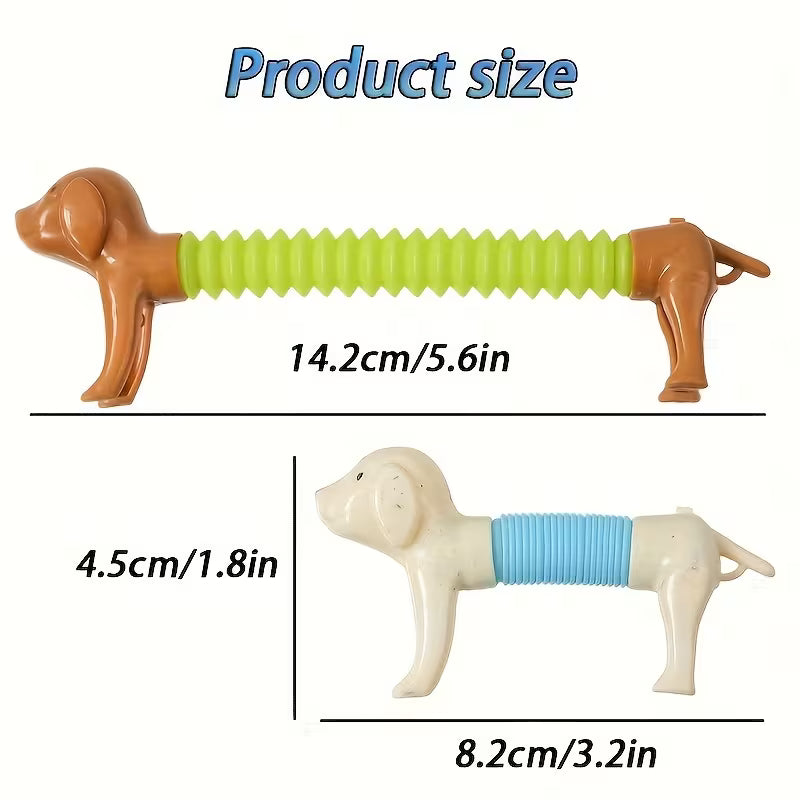 Pop tube Dog Toy