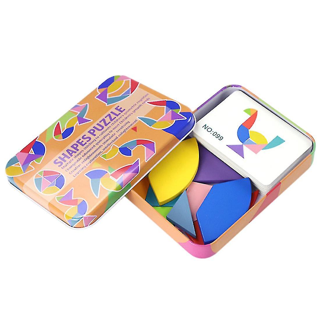 Pattern matching shapes puzzle