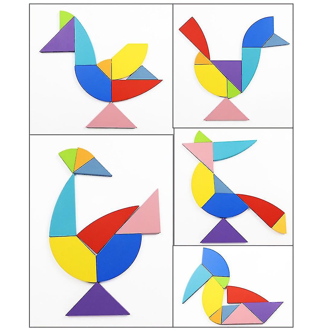 Pattern matching shapes puzzle