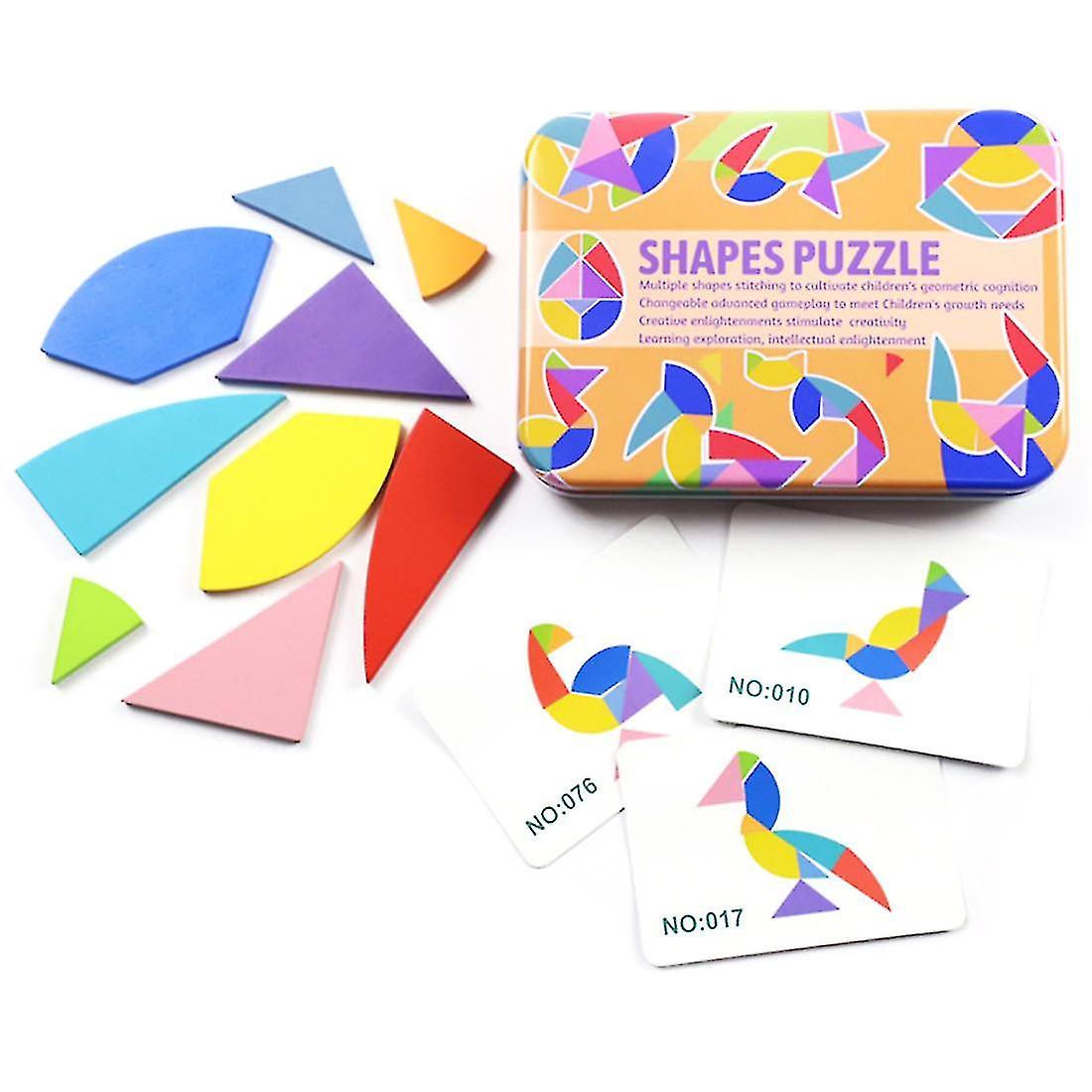 Pattern matching shapes puzzle