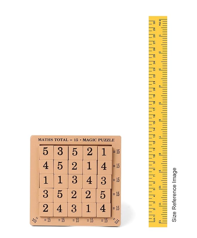 Magic Puzzle 15 Maths Total Mind Challenge Game