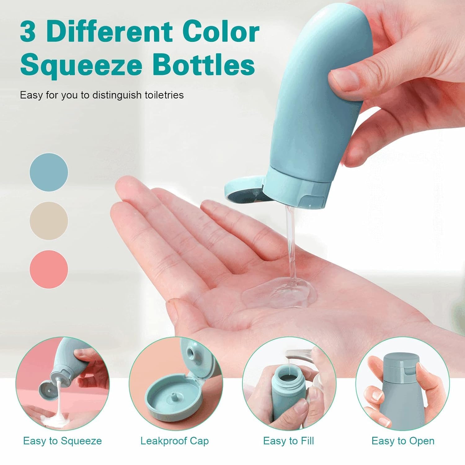 Travel Shampoo Bottle Set