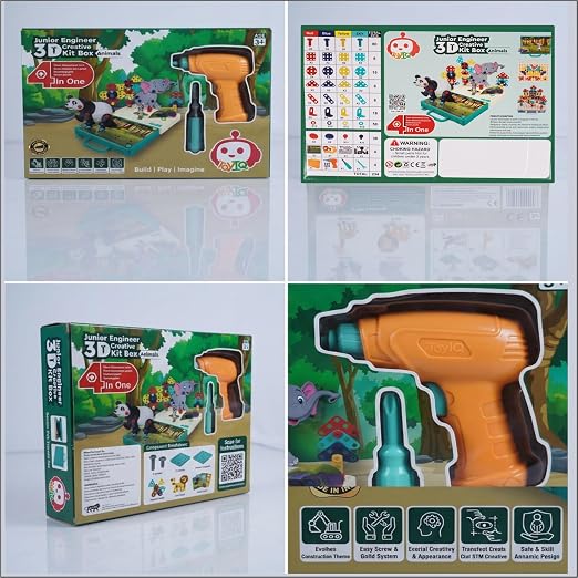 4-in-1 DIY  Pro Engineer 3D Creative Kit