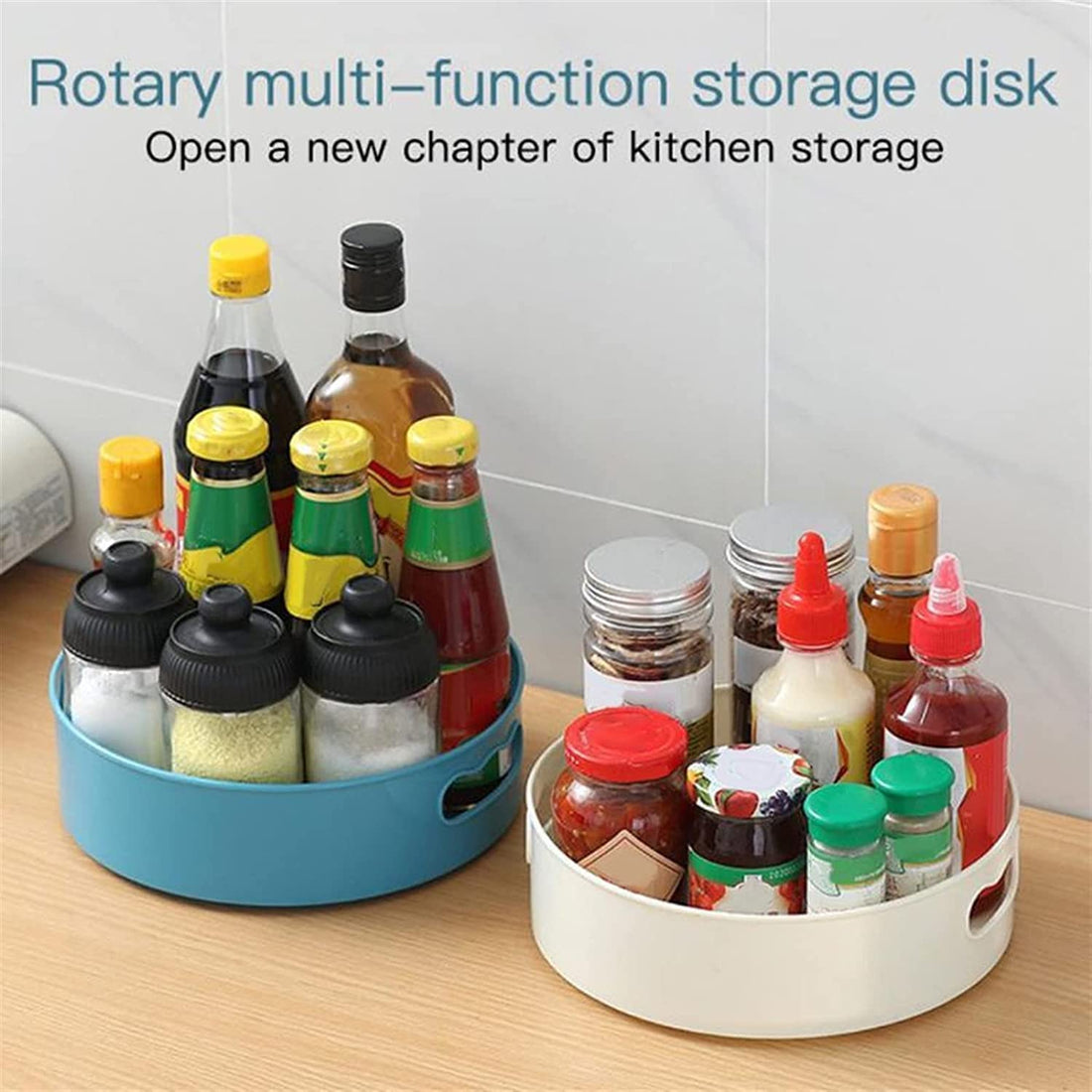 Multi-Purpose 360 Rotating Organizer Tray